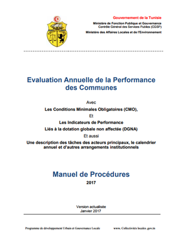 Évaluation annuelle de la performance des communes